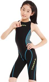 Yingfa 953 2 Womens Shark Scale Kneeskin Technical Swimsuit