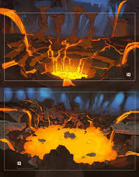 Lava Cartoon Game Art Environment Landscape Concept Environmental Art fun cartoon siêu nhân super sentai power rangerlava ranger. lava cartoon game art environment