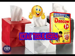 Selotip kertas pola pada kotak susu. Keren Inilah Cara Membuat Kotak Tisu Dari Kardus Susu Bekas Youtube