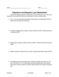 Gas laws packet ideal gas law worksheet pv = nrt. 35 Boyles Law Worksheet Answer Key Free Worksheet Spreadsheet