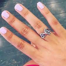 Hummingbird And Flower Ring Flower Ring Rings Silver Hummingbird