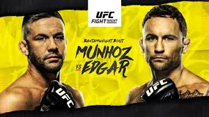Four preliminary bouts were televised live on espn2 and three were streamed live on ufc fight pass and espn+. Ufc Fight Night Presented By Modelo Munhoz Vs Edgar Main Card Watch Espn