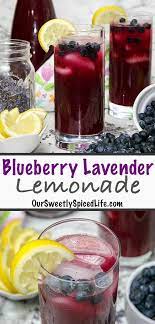 Blueberry Lavender Lemonade With Cocktail Option - Blueberry Cocktail Lavender Lemonade Option Homemade Lemonade Recipes Best Lemonade Lavender Lemonade