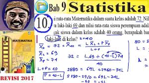 Grafik hasil try out matematika adalah sebagai. Statistika Matematika Smp Kelas 8 Bse K13 Rev 2017 Lat 9 2 No 10 Ratarata Gabungan Youtube