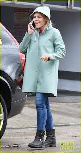 Busy Philipps Mosebacke Khaki Green Rain Wear Raincoat Khaki Green