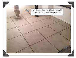 We tried to consider all the trends and styles. How To Install Bathroom Floor Tile Part 1 Pre Installation Tips