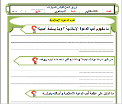 الأدب العربي ثالث ثانوي النظام الفصلي الفصل الدراسي الثاني map