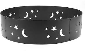 Its classic style will blend into any outdoor background. Amazon Com Sunnydaze Big Sky Fire Pit Large Outdoor Campfire Ring Heavy Duty 0 6mm Thick Steel Metal Rim 36 Inch Wood Burning Firepit For Patio Backyard Use Garden Outdoor