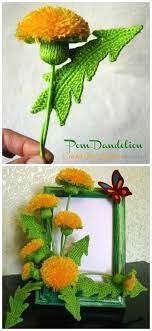 Amigurumi Dandelion Crochet Free Patterns Crochet Knitting Crochet Flowers Free Pattern Crochet Plant Crochet Flower Patterns