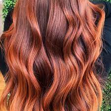 Golden Copper Balayage Fall 2020 Hair Trends Seamless Layers Ghost Layers Haircut Balayage Hair Copper Red Balayage Hair Hair
