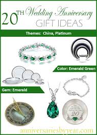 On the one hand, we have the modern gift of platinum. 20th Anniversary Twentieth Wedding Anniversary Gift Ideas