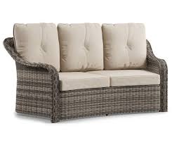 Wilson Fisher Baytree All Weather Wicker Cushioned Cuddle Patio Chair Big Lots In 2020 Patio Furniture Collection Replacement Patio Cushions Patio Furniture Cushions