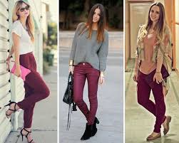 Calça Vinho Combina Com O Que Como Usar Calca Vinho Claudinha Stoco Blog De Moda Beleza E Vida Saudavel Looks Com Calca Vinho Calca Vinho Moda
