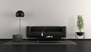 60 Black Interior Design Ideas Black Room Designs White Walls Living Room Black Contemporary Living Room Living Room Tiles