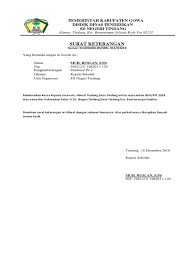 Contoh kop surat ini sangat berguna dalam pembuatan surat resmi yang kamu buat. Surat Keterangan Tati Docx