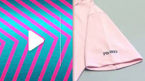 Another alternative is to find the middle of the shoulder seam and armpit and draw a straight line and then correspond it with the center of the side seams. How To Embroider On A Polo Shirt On Sleeve Brother Pr Embroidery Series Youtube