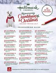 Be A Part Of History As Hallmark Channel Celebrates The 10th Anniversary Of Countdown To Christmas Christmas Shows Hallmark Christmas Movies Hallmark Christmas