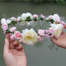 Disfruta de descuentos exclusivos y envío gratis a todo el mundo en corona en aliexpress. Aliexpress Com Comprar 6 Unids Lote Mujer Hechos A Mano De La Flor Coronas De Flores Para El Cabello Corona De Flores Casera Accesorios De Flores Para El Pelo