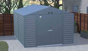 Adding a new storage shed to your property is easy! Metal Storage Sheds Steel Sheds By Arrow Storage Products