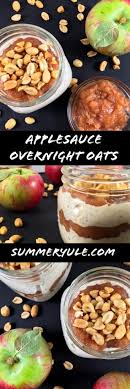 My younger brother had very high cholesterol (he's thin) in his 30's and was able to lower it by over 100 points without the. Applesauce Overnight Oats High Protein No Sugar Added