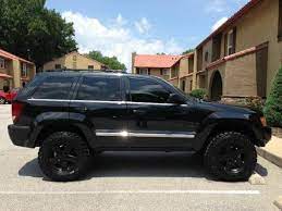 Pin By Jesus De On Matte Black 2005 Jeep Grand Cherokee Lifted Jeep Cherokee Jeep Grand Cherokee Limited