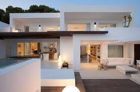 Mediterranean floor plans have tons of special details inside and out, plus they maintain a cool temperature inside that homeowners love when built. World Architecture Mediterranean Modern Home Ibiza House Plans 13758