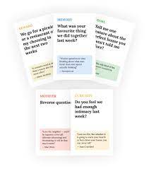 Icebreakers designed for couples help guests interact, get to know one another, and keep everyone entertained. Better Topics Fun Replayable Card Game For Couples