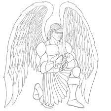 Teach your students about the three archangels, st. St Michael Coloring Page By Deo Gratias Art Teachers Pay Teachers