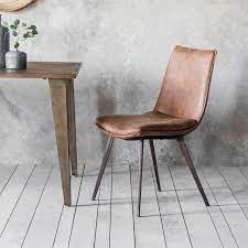 Shop with afterpay on eligible items. Gallery Hinks Brown Faux Leather Dining Chair 2 Pack Costco Uk