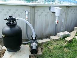 Above Ground Pool Skimmer Leak With Pump For Medium Pool Size Piscina Jardim