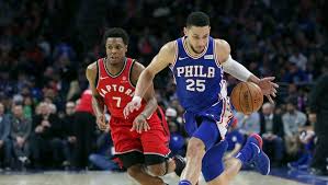 In the first half, simmons was 2 for 5 from the floor. Ben Simmons Kyle Lowry Ejected 76ers Hold Off Raptors 117 111