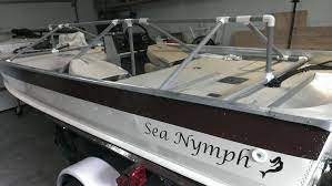 My Pvc Based Boat Cover Frame Support Build Page 1 Iboats Boating Forums 629016 Boat Covers Boat Cover Support Pontoon Boat Accessories