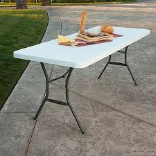 Lifetime 6 Fold In Half Light Commercial Grade Table White Granite Sam S Club Fold In Half Table Folding Table Table