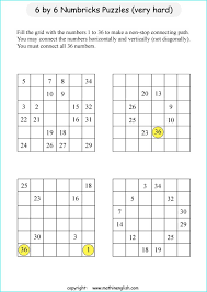 An answer key for the crossword puzzle is provided. 6 By 6 Numbrix Puzzles For Kids And Young Math Students Math Puzzles For Kids Math Skills