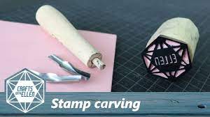 Corn starch to powder your stamp. How To Make Your Own Stamps Material Options Tutorial Youtube