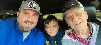 Three generations. One unbreakable bond. Pop's wisdom, Jason's strength,  and Roy's smile — this is more than a family... it's a legacy of love.  💯🍀”