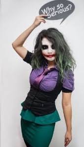 Female Joker Costume Joker Costume Joker Halloween Costume Female Joker Costume