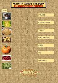 We did not find results for: Thanksgiving Dinner Book Worksheet