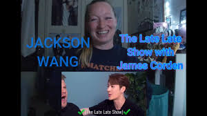 On april 21, the got7 member appeared for another guest spot . Jackson Wang James Corden Trade Food Language Sport Reaction Youtube