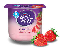strawberry nonfat yogurt light fit