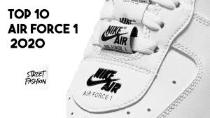 Stadium goods one of the sneaker game's most prominent players, the nike air force 1 has withstood the test of time, enduring generations of shifts in footwear fashion and technology. Top 10 Nike Air Force 1 Shoes Of 2020 Youtube