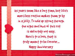 मैरिज एनिवर्सरी मैसेज इन हिंदी. 25th Anniversary Wishes Silver Jubilee Wedding Anniversary Quotes Wishesmessages Com