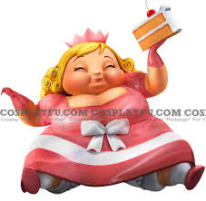 1 Sets of Fat Princess Cosplay Costume, Wig, Props and Accessories -  CosplayFU.com