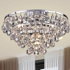 House Of Hampton Mclennan 4 Light Flush Mount Finish Chrome Flush Mount Ceiling Lights House Of Hampton Flush Mount Lighting