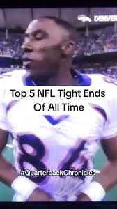 Top 5 NFL Tight Ends of All Time Highlights