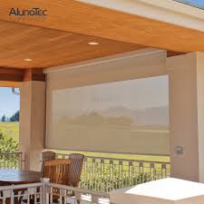 Ziptrak® blinds connect your indoor and outdoor environments into one harmonious space. Garden Waterproof Privacy Shade Shutter Zipper Roller Blinds Fabric Screen Buy Zip Screen Zipped Screen Roller Shade Product On Aluminum Pergola Alunotec