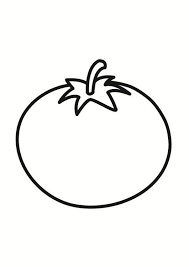 Dibujo Tomate Para Colorear