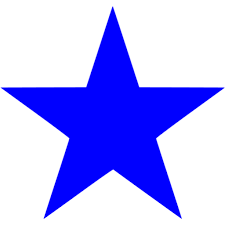 Blue star icon - Free blue star icons