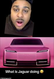Even Gen Z hate the new 'woke' Jaguar! New Barbie pink electric car is  slammed as 'cheap' and 'cringe'