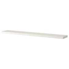 You can also choose to hang it vertically or horizontally depending on space and storage needs. Lack Wall Shelf White 74 3 4x10 1 4 Ikea